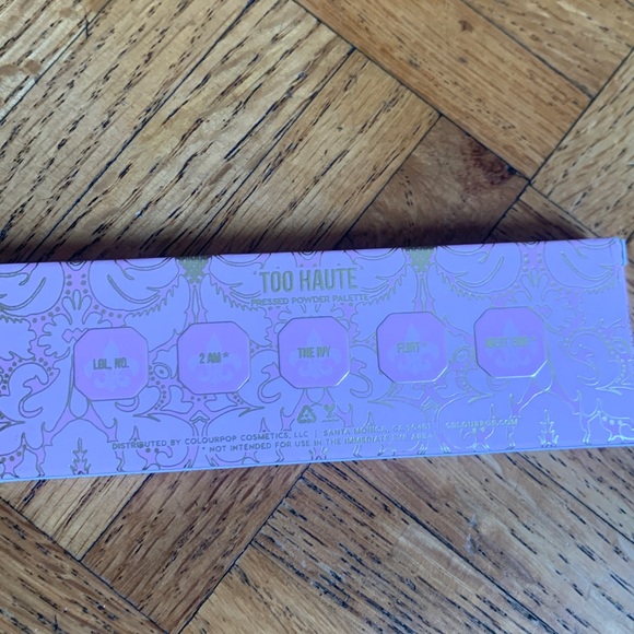 ColourPop Too Haute Eyeshadow Palette - Vibrant Pink and Red Tones - Picture 6 of 6